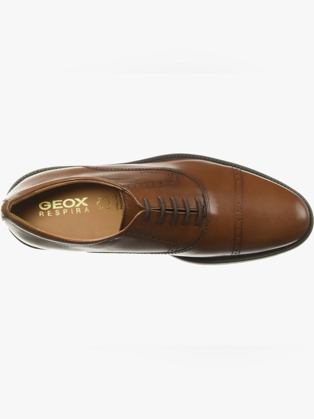 GEOX Men’s Carnaby Leather Lace Up Oxford - Size 41 EU - Very Good Condition